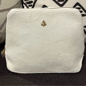 Guerlain Cosmetic Pouch Velour Bag Makeup Case (NWOT)